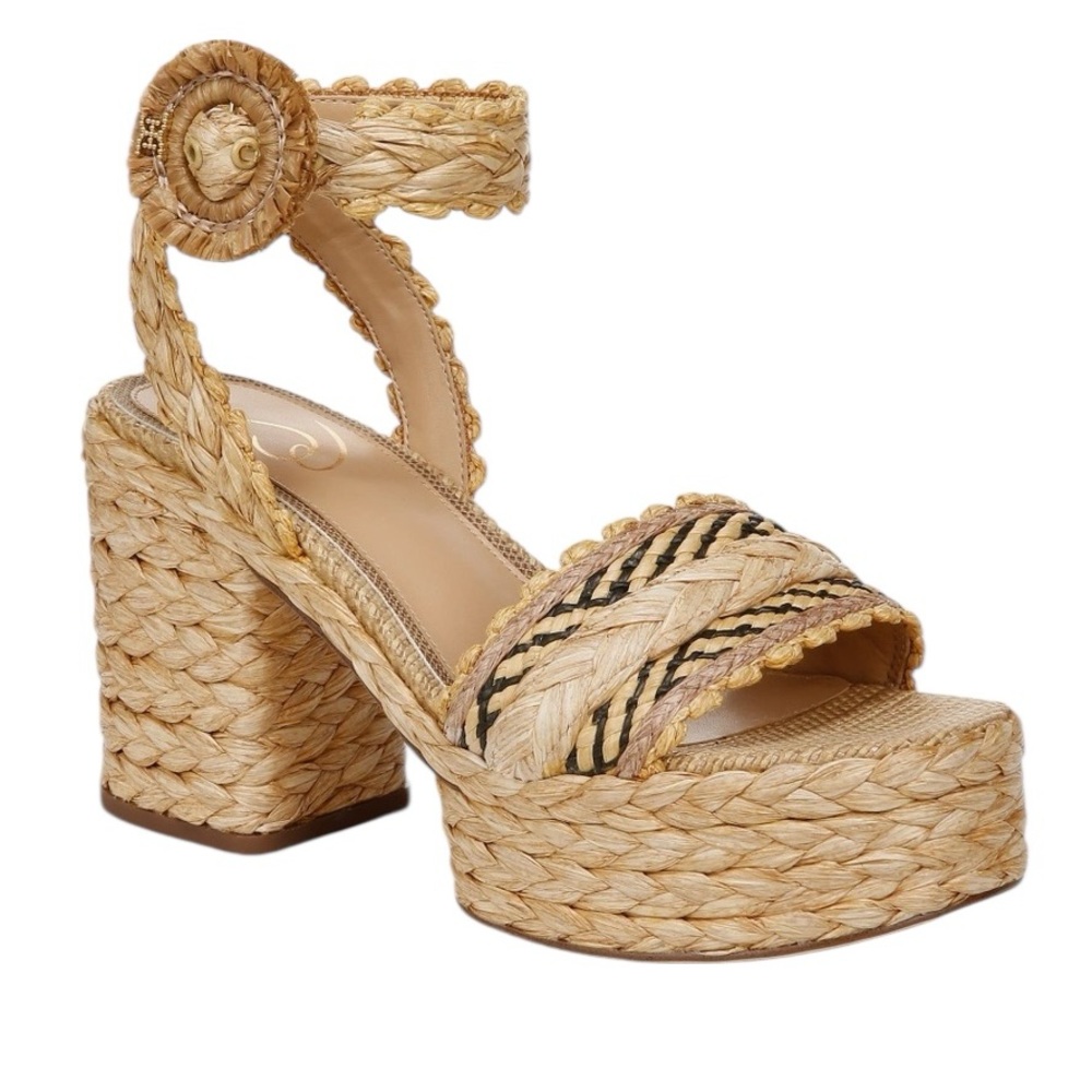 NWT SAM EDELMAN ILIANA PLATFORM SANDALS WOMENS SIZE 9.5 - Picture 3 of 8